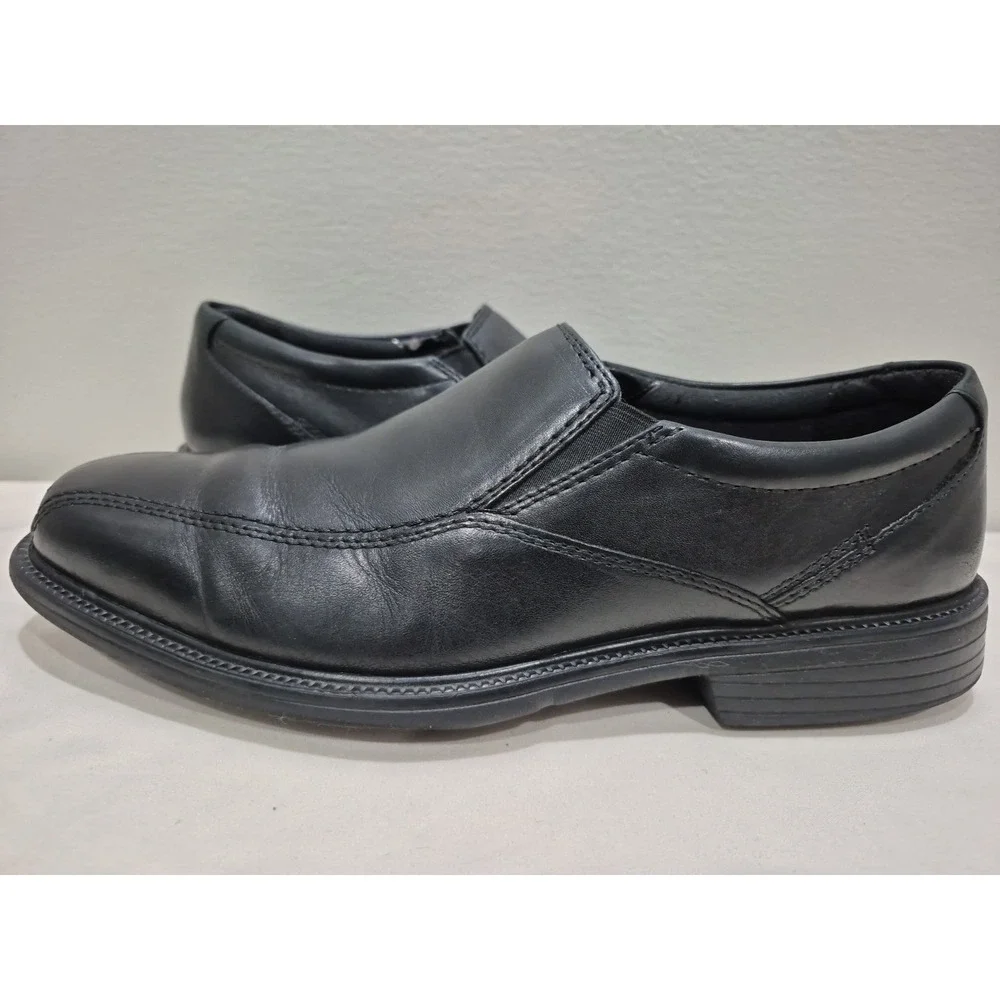 Bostonian Flex Lite Slip On Loafers Mens Sz 9 Black Leather Dress Shoes 26025895